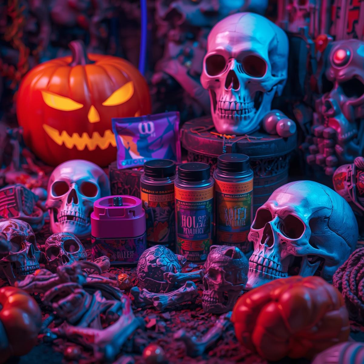 Spooky Skull & Skeletal