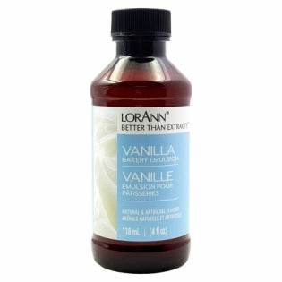 LorAnn Better Than Extracts Bakery Emulsion – 4 oz (select your flavor)