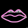10.5" Pink Lips LED Neon Style Valentine's Day Wall Sign