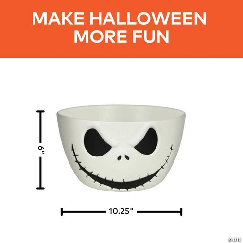 10 1/2" Disney The Nightmare Before Christmas™ Jack Skellington Candy Bowl
