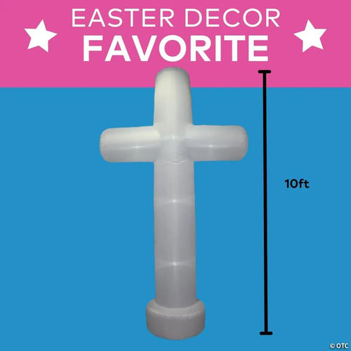 10' Cross  Inflatable Outdoor Yard Decoration