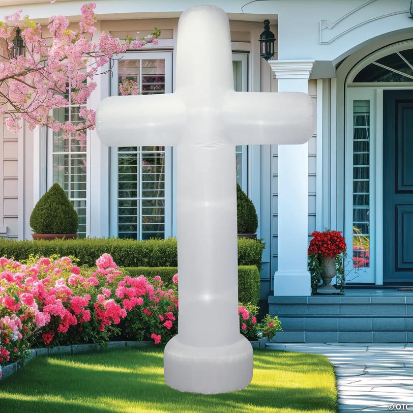 10' Cross  Inflatable Outdoor Yard Decoration