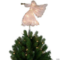 10" Gold Angel Tree Topper  Warm White Lights