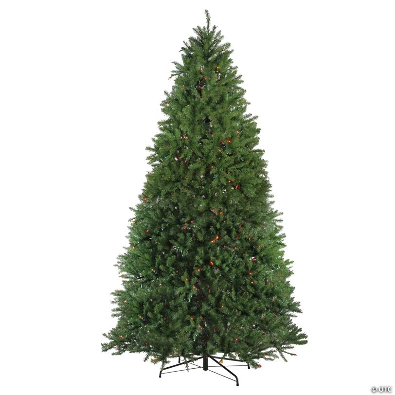 10' Pre-Lit Full Northern Pine Artificial Christmas Tree  Multi Lights