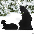 10" - 24" Metal Shepherd & Lamb Yard Stakes - 2 Pc.