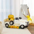 11.25" Truck Full of Pumpkins and Hay Thanksgiving Table Top Figure