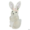 11.5" Beige Plush Girl Standing Easter Bunny Rabbit Figure