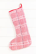 18" Heather Red Stocking