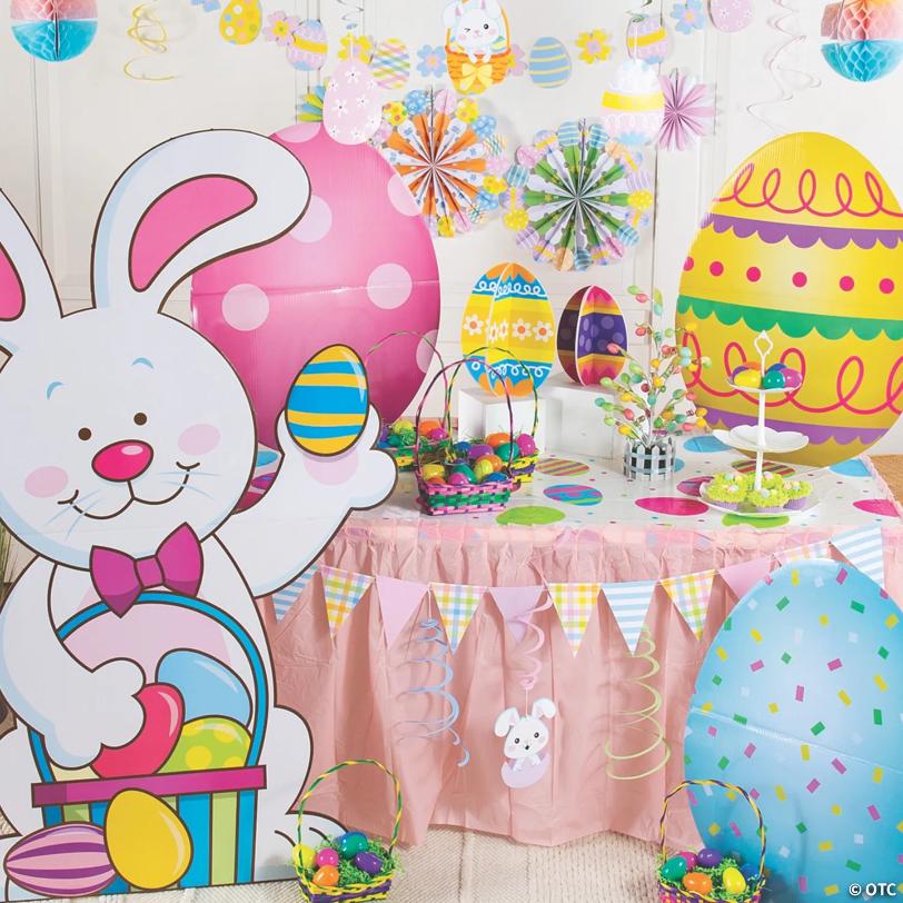 12" x 21" Pastel Easter Egg Foam Tree Decoration
