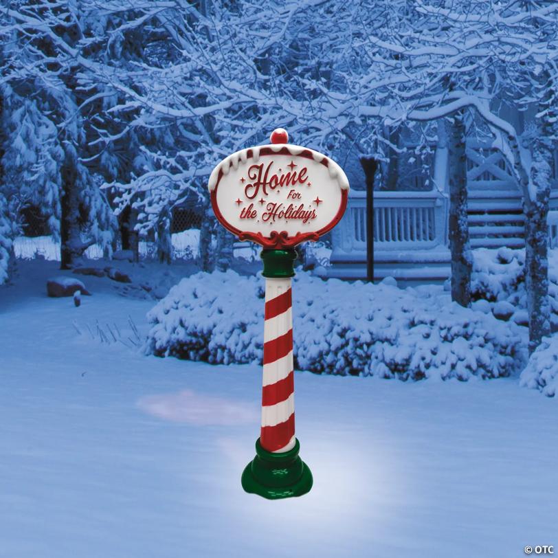 13 1/2" x 42 1/2" Outdoor Home for the Holidays LED Sign