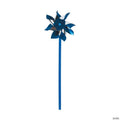 13" Blue & Silver Plastic Pinwheel Spinning Toys - 36 Pc.