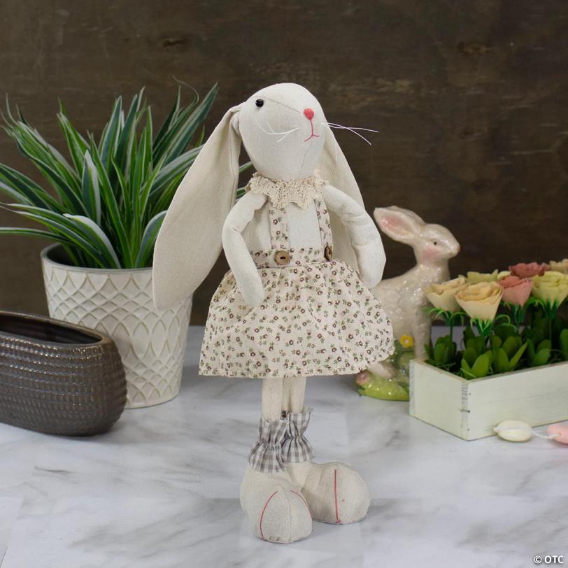 14.5" Girl Easter Bunny Figure