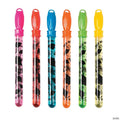 14 3/4" Big Graduation Multicolor Plastic Bubble Tubes - 12 Pc.