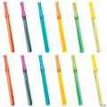 14" Bright Colors Big Plastic Bubble Wands - 12 Pc.