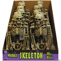 14" Posable Plastic Skeleton Halloween Decoration - 1 Pc.