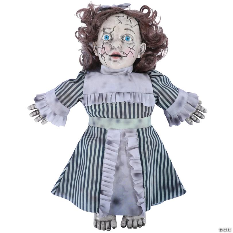 14" Talking Haunted Vintage Doll Halloween Decoration