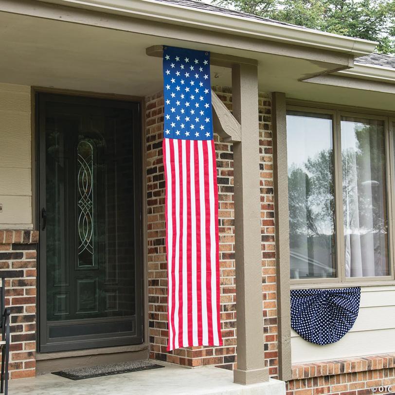 15" x 7' Cloth Traditional Patriotic Pillar Bunting