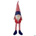 17.75" Sitting Patriotic Boy 4th of July Gnome
