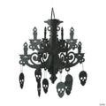 17" Spooky Floral Chandelier Halloween Decoration