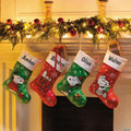 18" Personalized Peanuts Snoopy & Woodstock Christmas Stockings - 4 Pc.