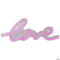 18" Pink LED 'Love' Neon Valentine's Day Wall Sign