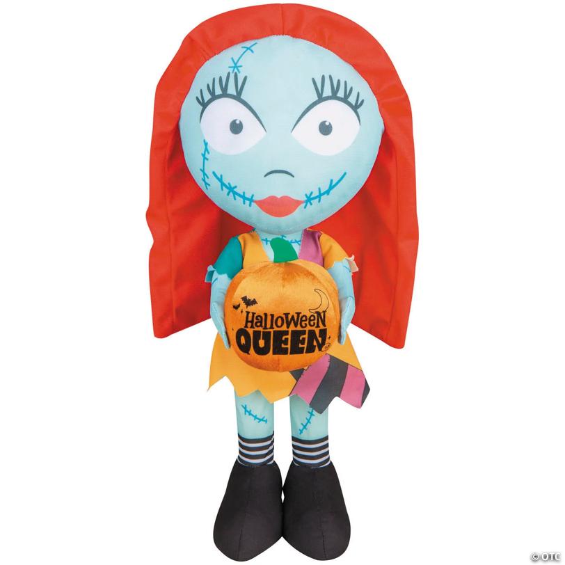 18" The Nightmare Before Christmas™ Sally with Halloween Queen Pumpkin Decoration