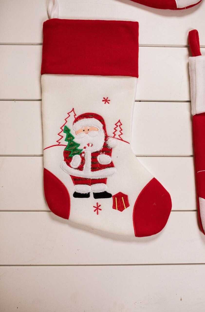 19” Red/White Reindeer/Penguin/Snowman/Santa Stocking