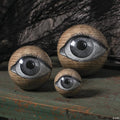 1 1/2" - 3 1/2" Styrofoam Eyeball Orbs Halloween Decorations