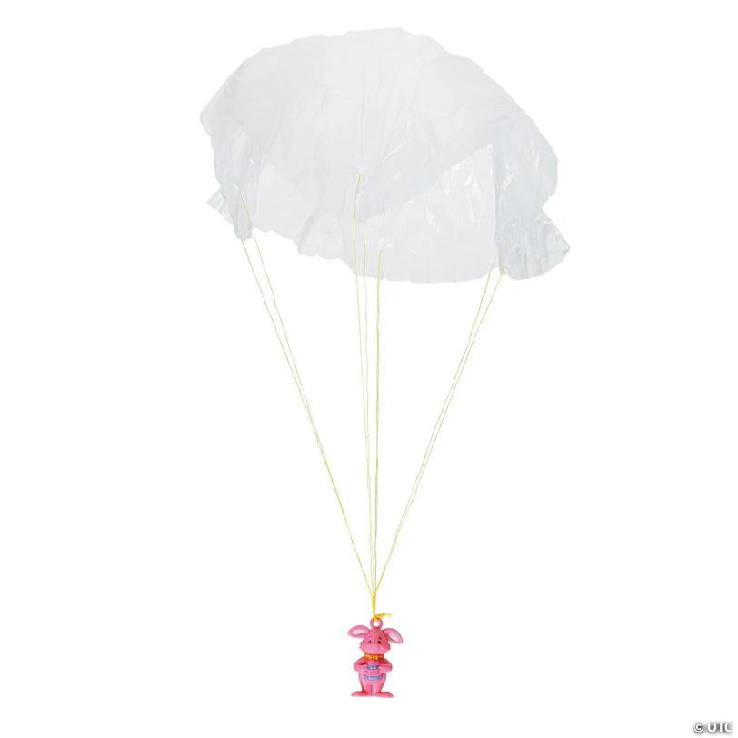 1 1/4" Bulk 48 Pc. Mini Easter Bunny Character Vinyl Paratroopers
