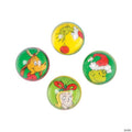 1 1/4" Mini Dr. Seuss™ The Grinch Rubber Bouncy Balls - 24 Pc.