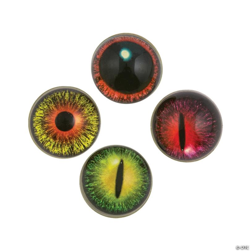 1 1/4" Mini Halloween Snake Eye Rubber Bouncy Balls - 40 Pc.