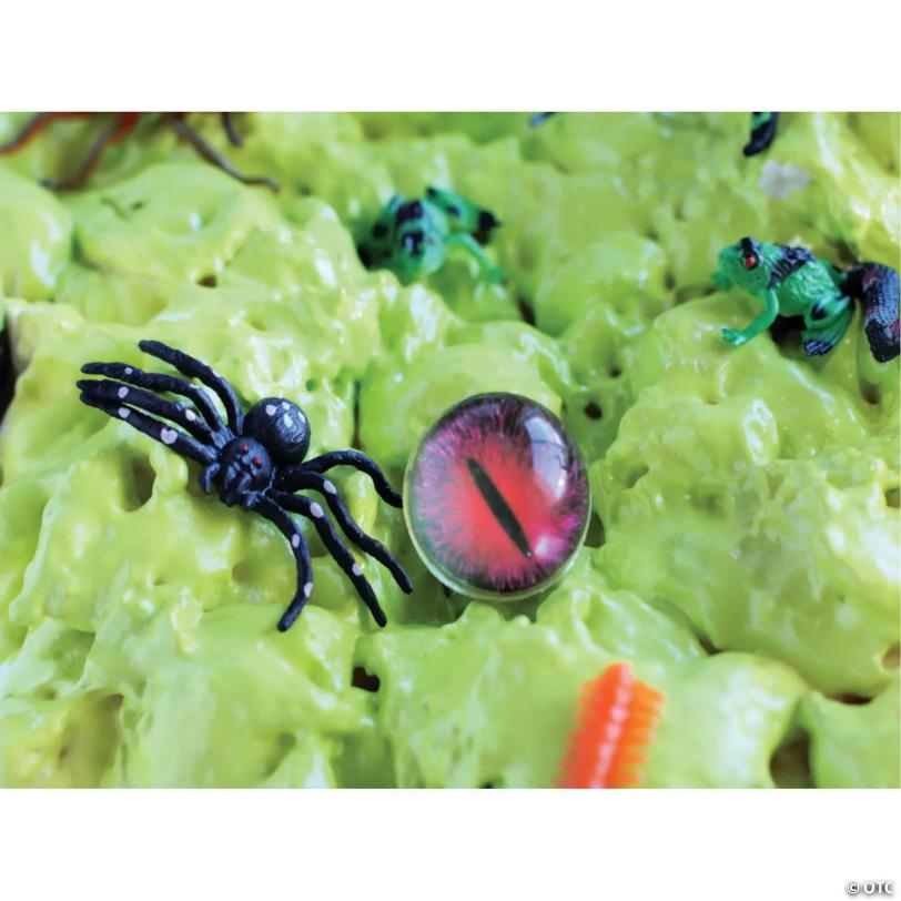 1 1/4" Mini Halloween Snake Eye Rubber Bouncy Balls - 40 Pc.