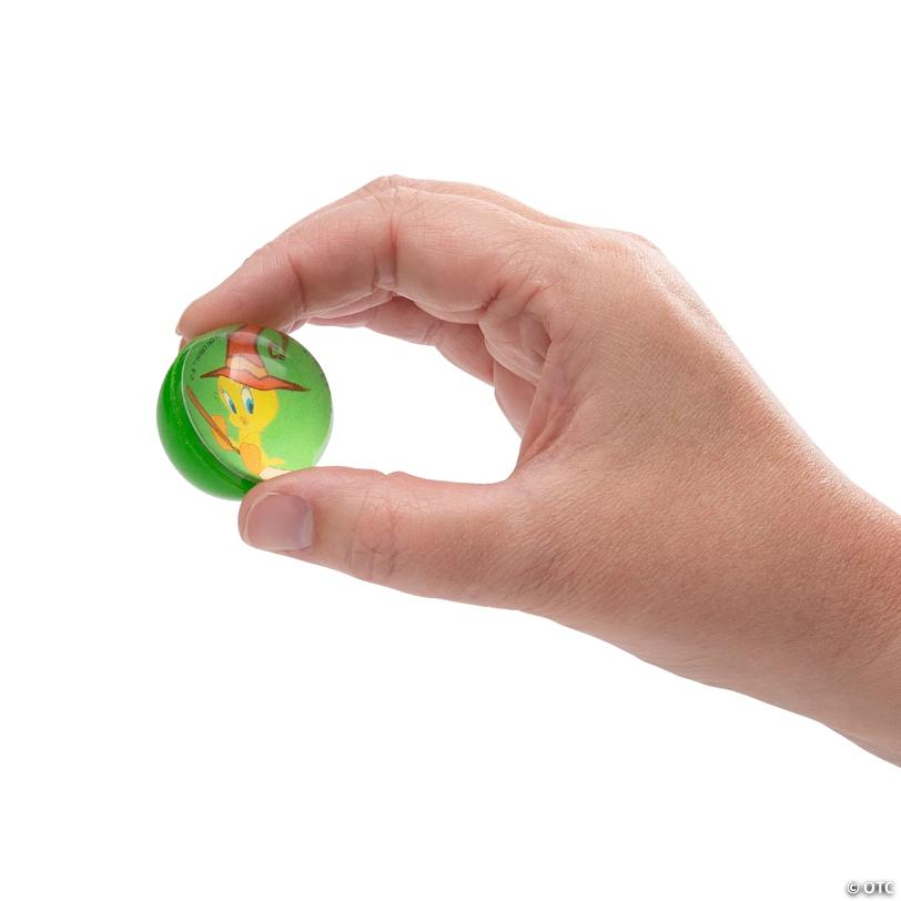 1 1/4" Mini Looney Tunes™ Halloween Rubber Bouncy Balls - 24 Pc.