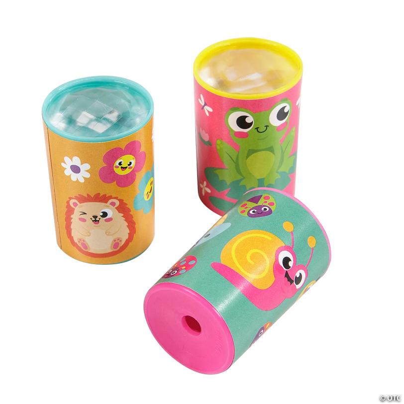 1 3/4" Bulk 48 Pc. Mini Springtime Friends Animal Characters Prisms