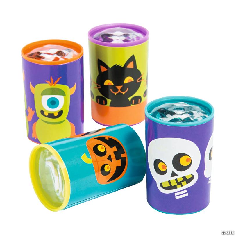 1 3/4" Mini Halloween Character Multicolor Plastic Prisms - 40 Pc.