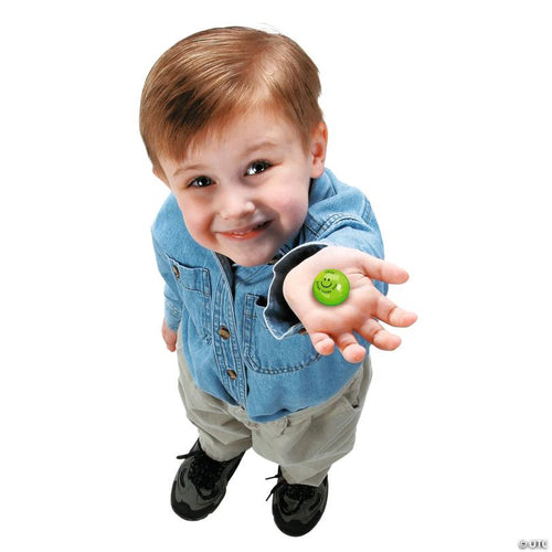 1" Bulk 48 Pc. Mini Smile Jesus Loves You Rubber Bouncy Balls