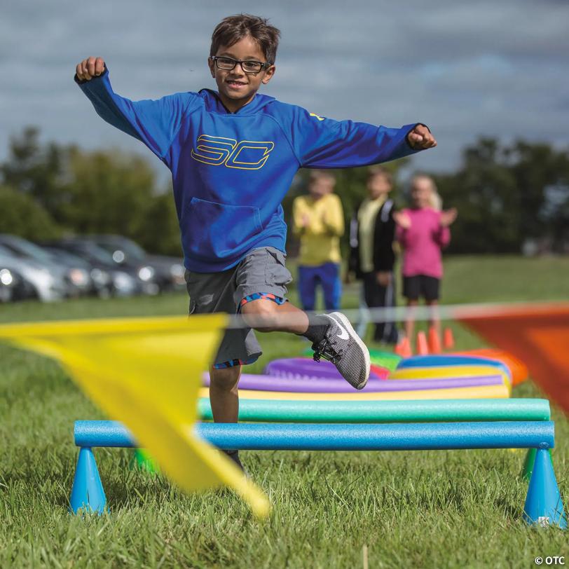 20" 6-Color Plastic Ring Obstacle Course Set - 6 Pc.