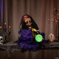 20" Animated Fortune Teller Halloween Decoration