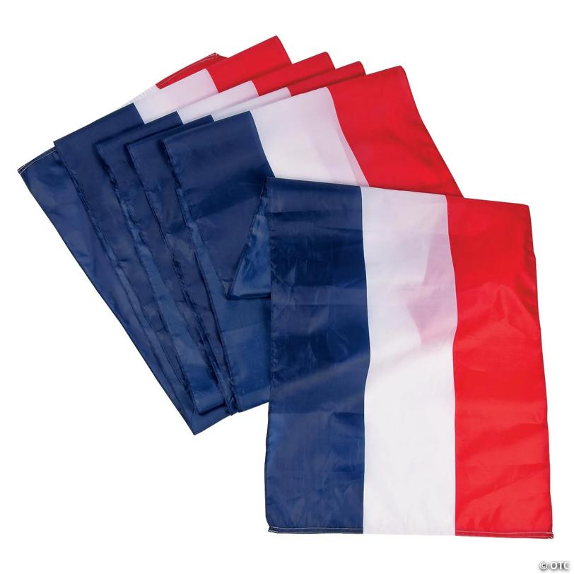 20 ft. Large Patriotic Red, White & Blue Stripe Polyester Bunting