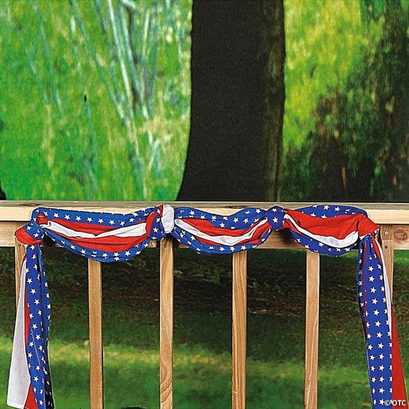 20 ft. Patriotic Classic USA Stars & Stripes Polyester Bunting