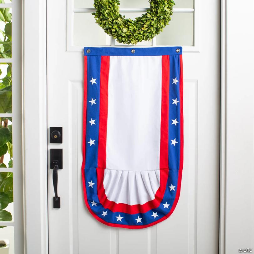 20" x 36" Vertical Patriotic Bunting