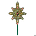 21" Lighted Gold Star of Bethlehem Christmas Tree Topper - Multicolor Lights