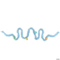 25' Blue Spring Tinsel Garland with Easter Eggs - Unlit