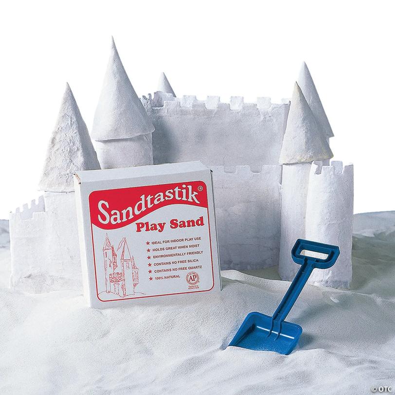 25 Lb. Sandtastik Natural Moldable Sparkling White Play Sand