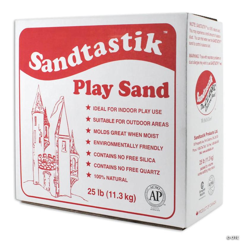 25 Lb. Sandtastik Natural Moldable Sparkling White Play Sand