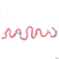 25' Pink and Yellow Garland with Easter Eggs - Unlit