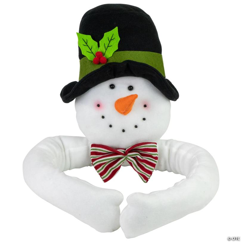 25" Plush Snowman Christmas Tree Topper  Unlit