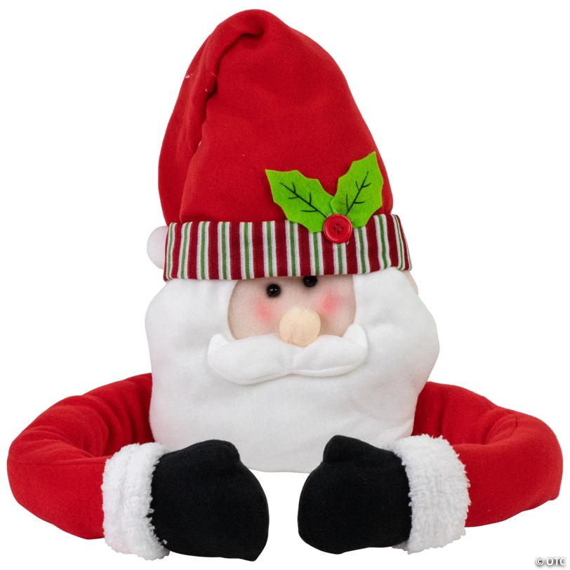 27" Plush Santa Claus Christmas Tree Topper  Unlit