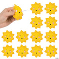 2 3/4" Mini You Are My Sunshine Yellow Vinyl Squirt Toys - 12 Pc.