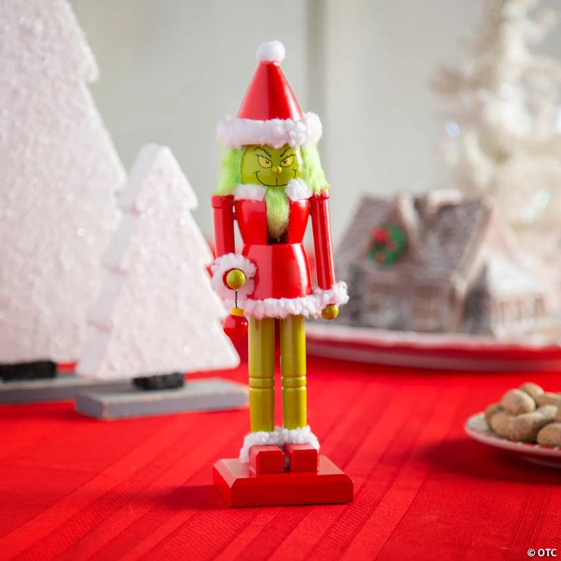 2 3/4" x 10" Dr. Seuss™ The Grinch Nutcracker Christmas Decoration